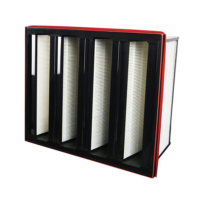 PVC Frame V-Bank / W Type Combined High Air Flow Air Filter