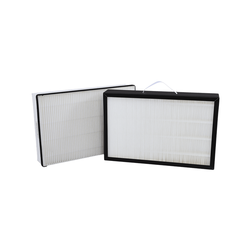 PET Base Material Edging High Efficiency Panel Air Filter