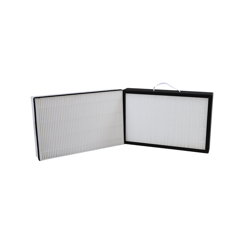 PET Base Material Edging High Efficiency Panel Air Filter
